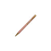 Slimline Ballpoint Pen - Pink Tinted Abalone Pearl & Gold Plated Metal