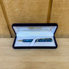 Slimline Ballpoint Pen - Paua & Gold Plated Metal