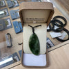 Te Wahi Pounamu Free Form Flower Jade Drop 63mm