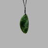 Te Wahi Pounamu Free Form Flower Jade Drop 63mm