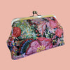 Fleur Woods Small Velvet Clutch Bag