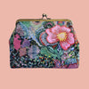 Fleur Woods Large Velvet Clutch Bag