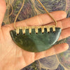 Pounamu Breast Plate - Medium - beige