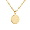 Round New Zealand/Aotearoa Map Necklace