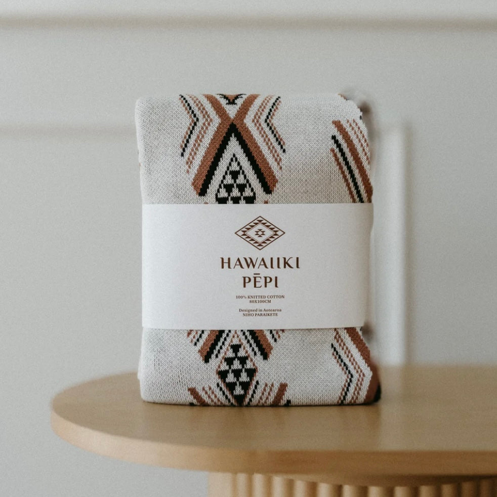 Niho 100% Cotton Knitted Blanket