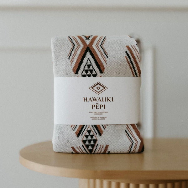 Niho 100% Cotton Knitted Blanket