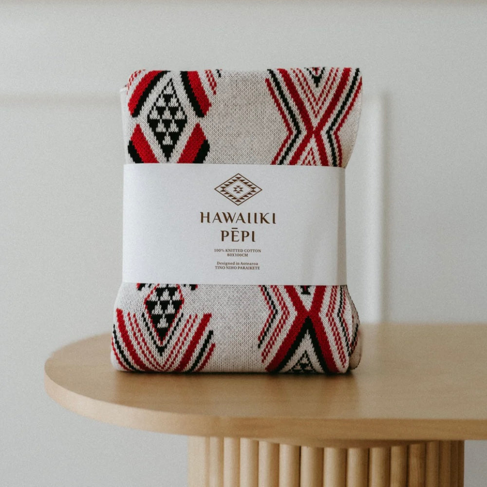 Tino Niho 100% Cotton Knitted Blanket