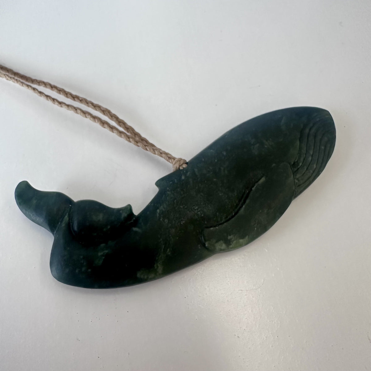 Pounamu Carved Paikea (Humpack Whale)