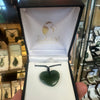 Greenstone Heart Necklace 20mm