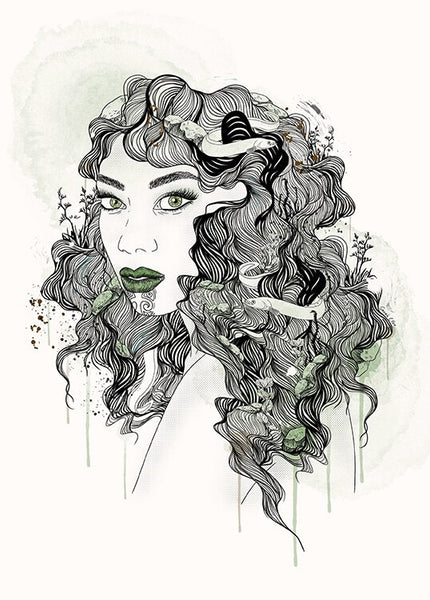 Sarah Ellen Art Print - Pounamu