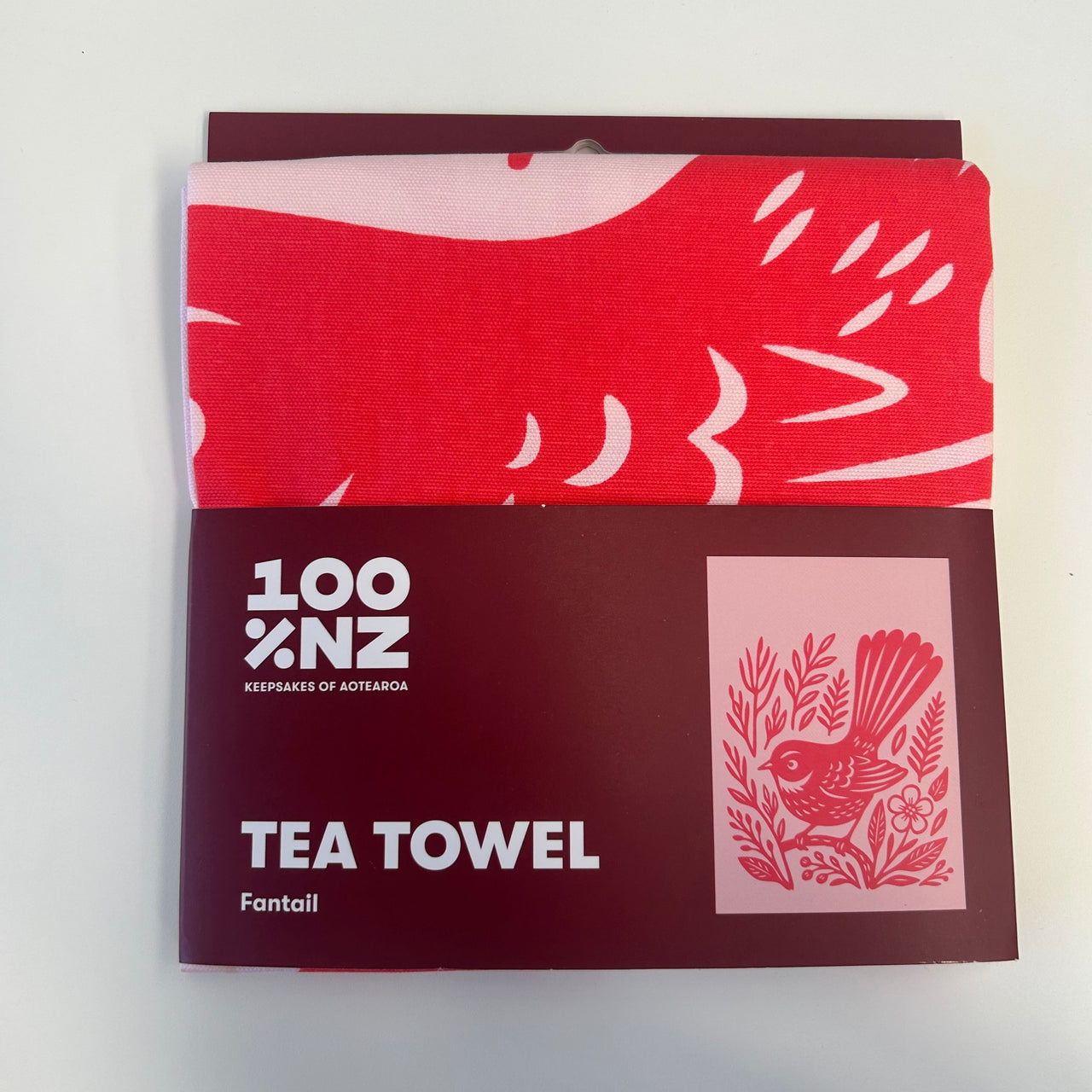 Woodcut Native Bird Tea Towel