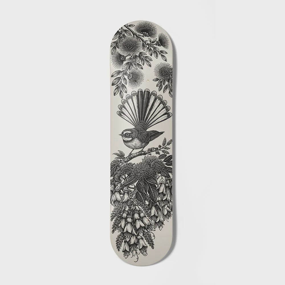 Fantail In Bloom Skateboard Deck