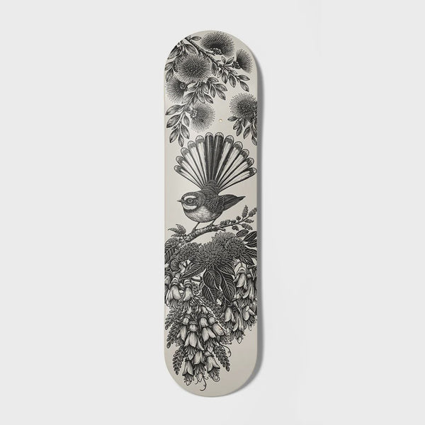 Fantail In Bloom Skateboard Deck