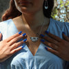 Huia Breastplate Silver Necklace