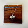 S/S & Paua Double Shell Pearl Necklace