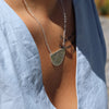 Maunga-nui Breastplate Silver Necklace