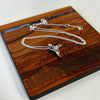 S/S Angled Whale Tail Necklace