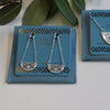 Maunga-nui Breastplate Silver Earrings