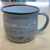 Land of the Long White Cloud Enamel Mug