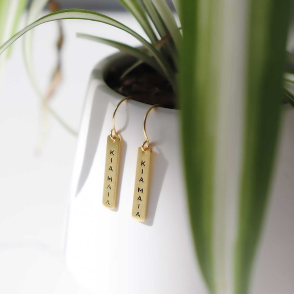 Kia maia – Be brave – Earrings