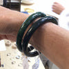 Greenstone Bangle - Thin Band