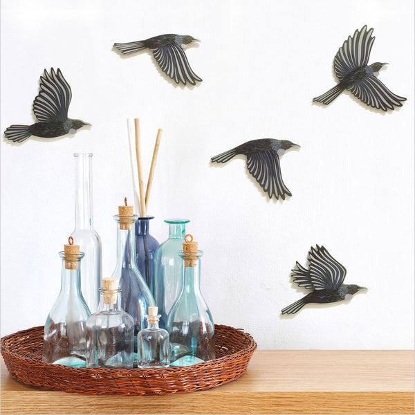 NZ Native Birds Wall Sets - Tui