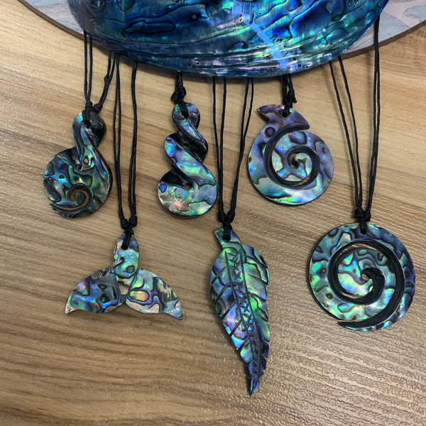 Jade Kiwi gifts Paua Shell Pendants