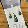 Greenstone Single Twist Earrings